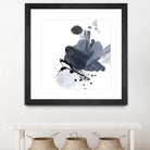 Blue & Black Splash I by Irena Orlov on GIANT ART - blue abstract