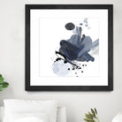 Blue & Black Splash I by Irena Orlov on GIANT ART - blue abstract