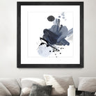Blue & Black Splash I by Irena Orlov on GIANT ART - blue abstract