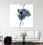 Blue & Black Splash II by Irena Orlov on GIANT ART - blue abstract