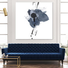 Blue & Black Splash II by Irena Orlov on GIANT ART - blue abstract