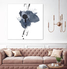 Blue & Black Splash II by Irena Orlov on GIANT ART - blue abstract