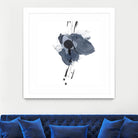 Blue & Black Splash II by Irena Orlov on GIANT ART - blue abstract