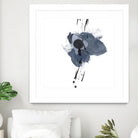 Blue & Black Splash II by Irena Orlov on GIANT ART - blue abstract