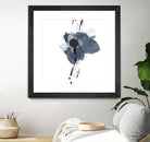 Blue & Black Splash II by Irena Orlov on GIANT ART - blue abstract