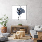 Blue & Black Splash II by Irena Orlov on GIANT ART - blue abstract