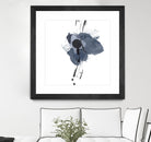 Blue & Black Splash II by Irena Orlov on GIANT ART - blue abstract