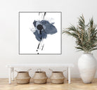 Blue & Black Splash II by Irena Orlov on GIANT ART - blue abstract