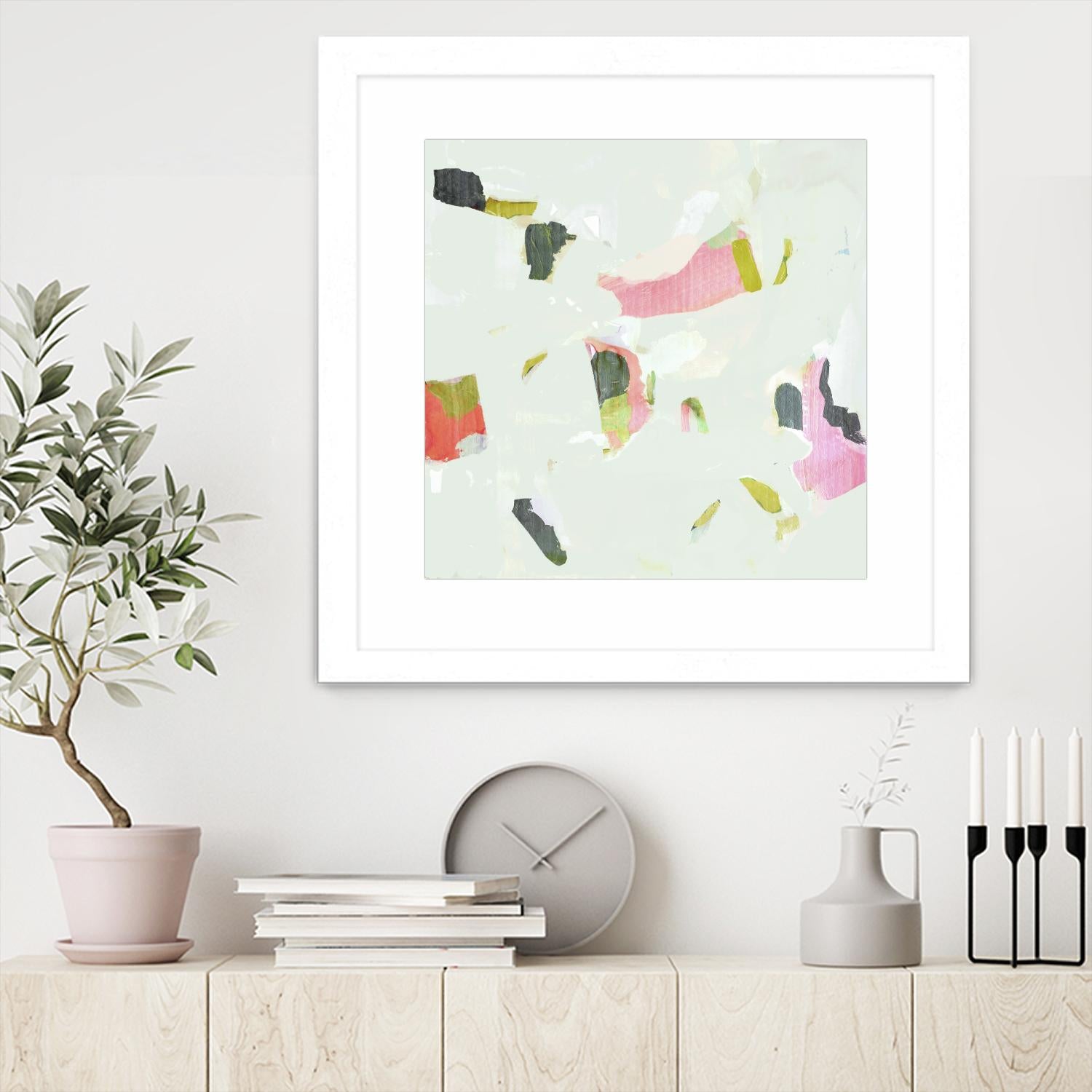 Olive Scatter II by Victoria Borges on GIANT ART - abstract