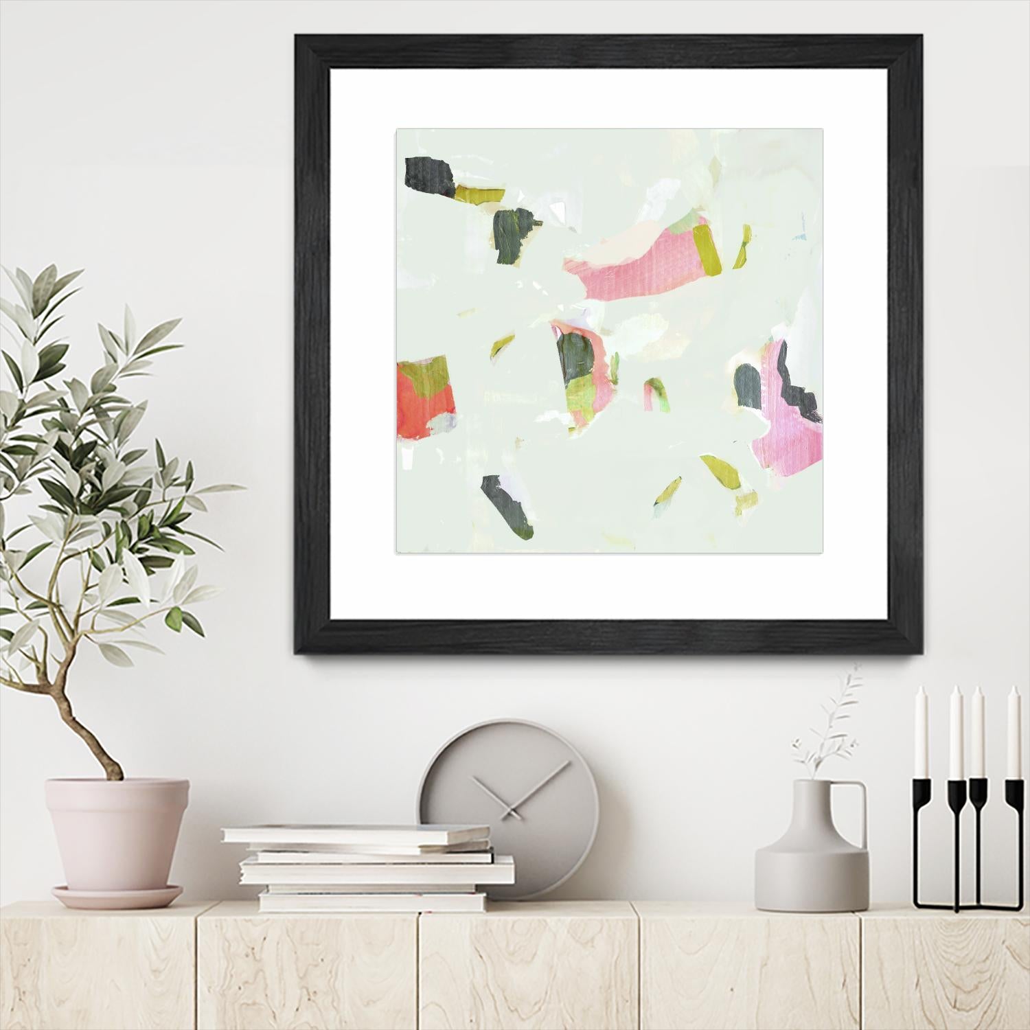 Olive Scatter II by Victoria Borges on GIANT ART - abstract