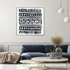 Weft III by June Erica Vess on GIANT ART - black abstract