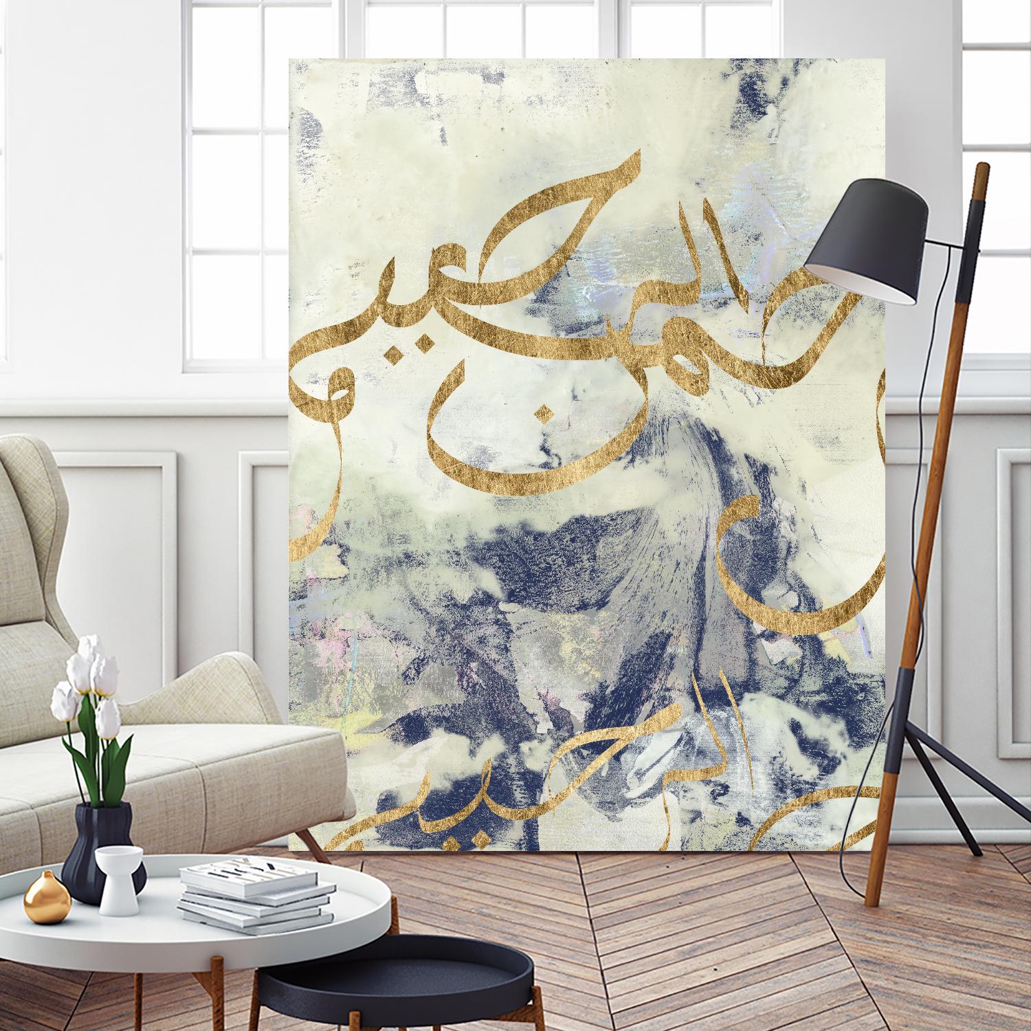 Arabic Encaustic I by Jennifer Goldberger on GIANT ART - abstract