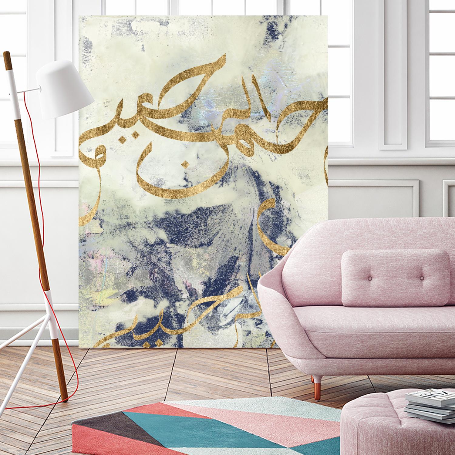 Arabic Encaustic I by Jennifer Goldberger on GIANT ART - abstract