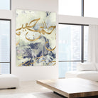 Arabic Encaustic I by Jennifer Goldberger on GIANT ART - abstract