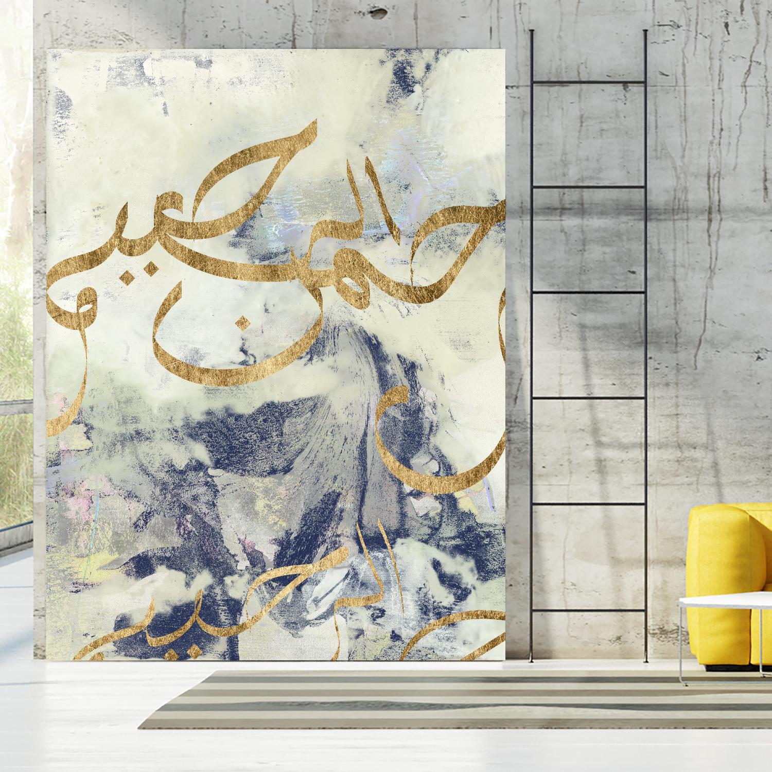 Arabic Encaustic I by Jennifer Goldberger on GIANT ART - abstract
