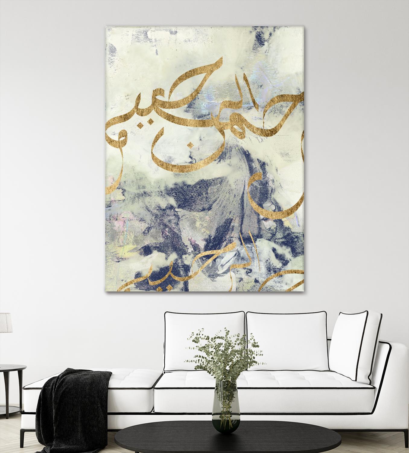Arabic Encaustic I by Jennifer Goldberger on GIANT ART - abstract