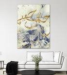 Arabic Encaustic I by Jennifer Goldberger on GIANT ART - abstract