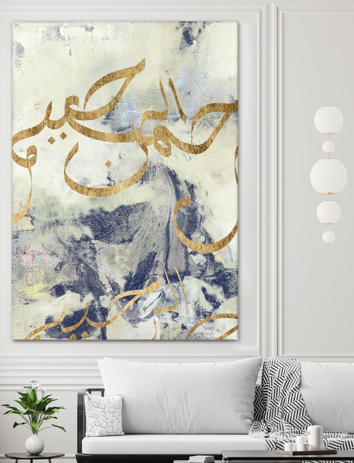 Arabic Encaustic I by Jennifer Goldberger on GIANT ART - abstract
