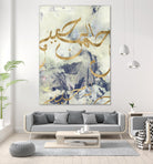 Arabic Encaustic I by Jennifer Goldberger on GIANT ART - abstract