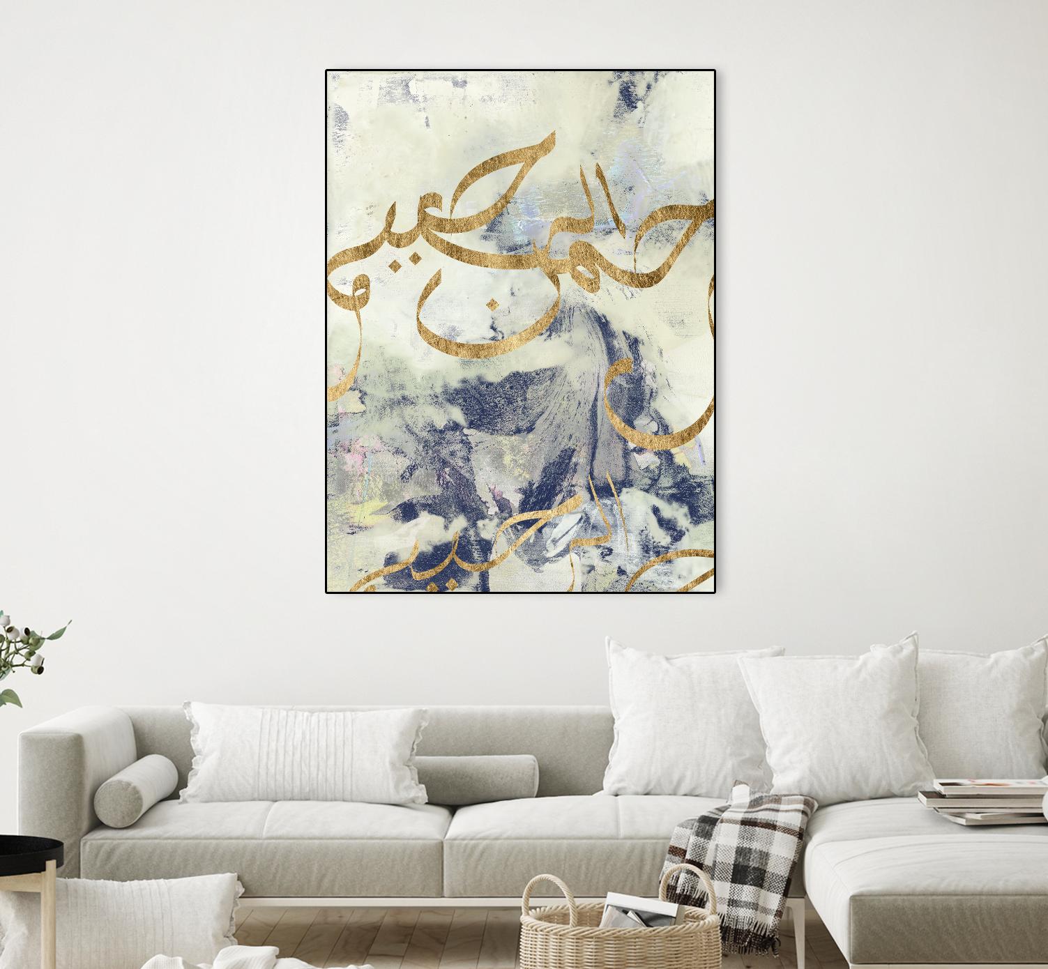 Arabic Encaustic I by Jennifer Goldberger on GIANT ART - abstract
