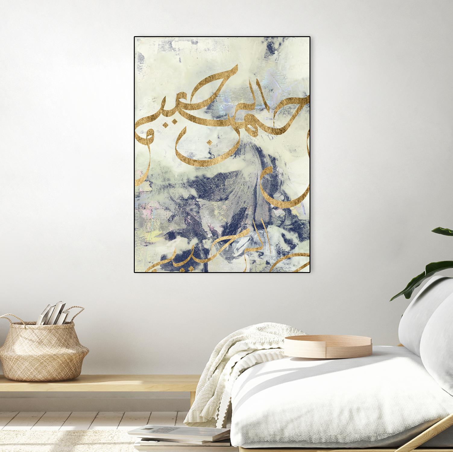 Arabic Encaustic I by Jennifer Goldberger on GIANT ART - abstract