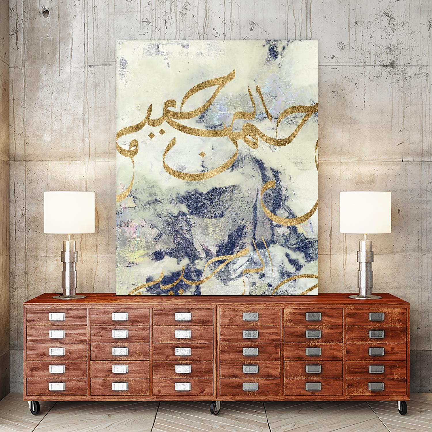 Arabic Encaustic I by Jennifer Goldberger on GIANT ART - abstract