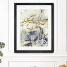 Arabic Encaustic I by Jennifer Goldberger on GIANT ART - abstract