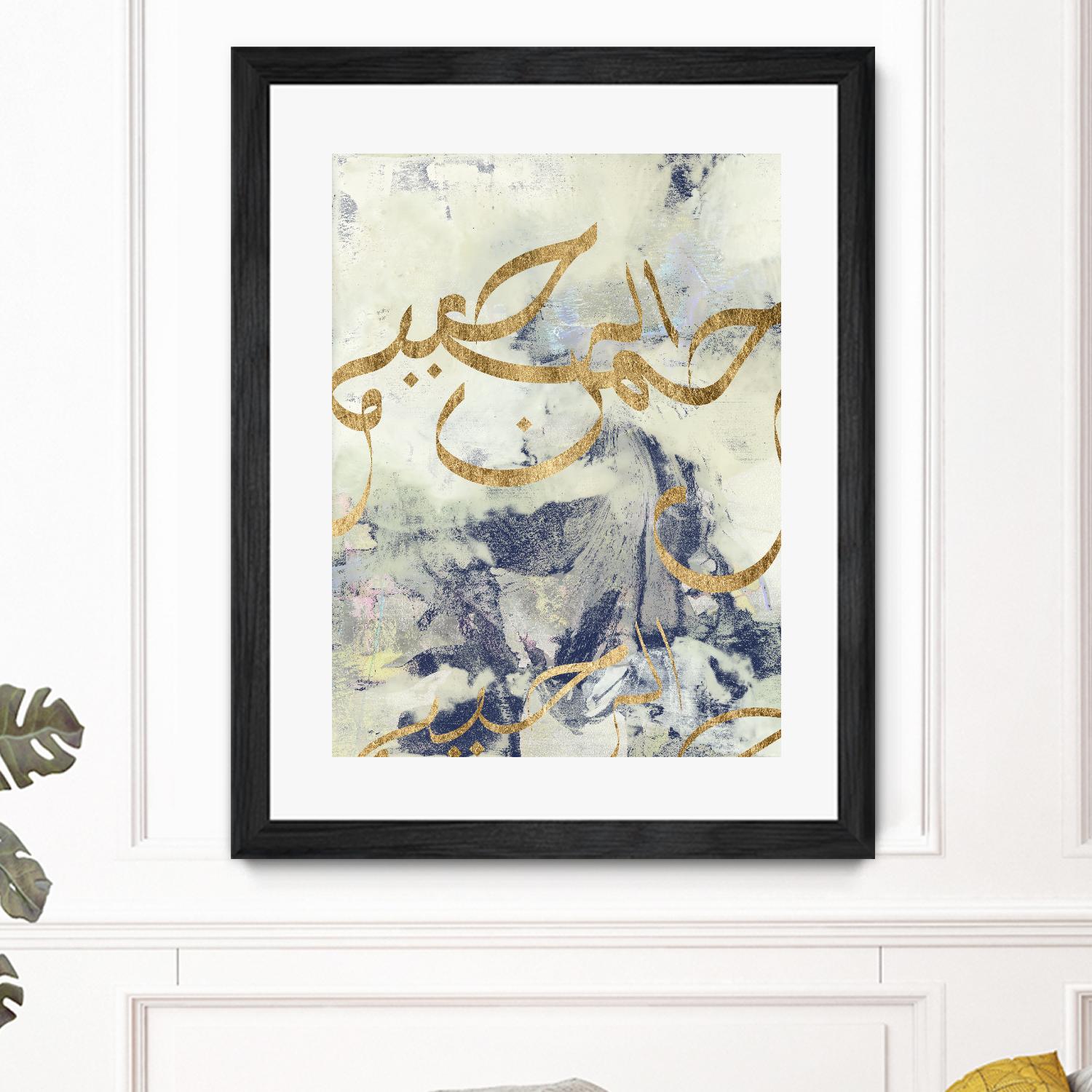 Arabic Encaustic I by Jennifer Goldberger on GIANT ART - abstract