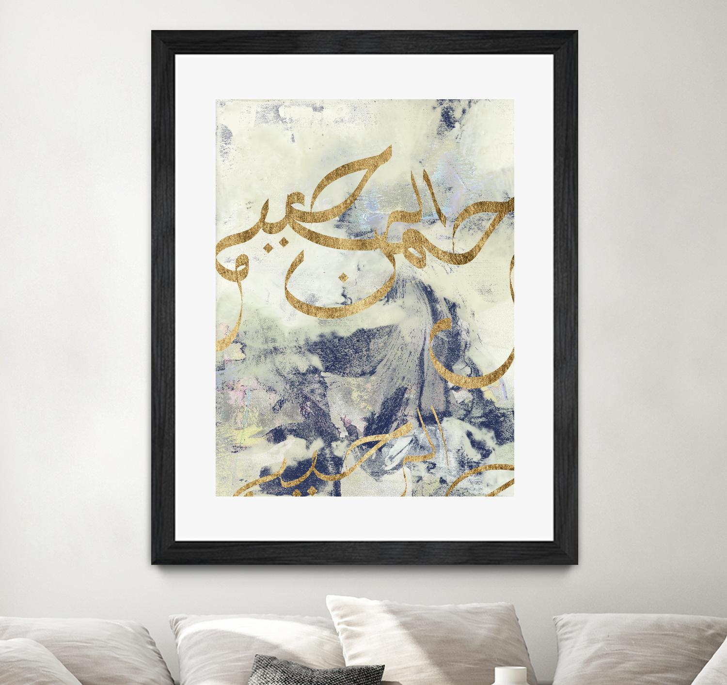 Arabic Encaustic I by Jennifer Goldberger on GIANT ART - abstract