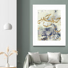 Arabic Encaustic I by Jennifer Goldberger on GIANT ART - abstract