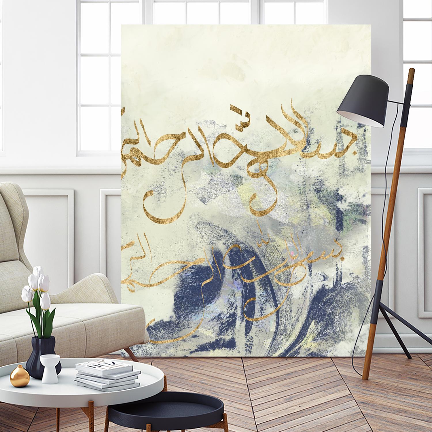 Arabic Encaustic II by Jennifer Goldberger on GIANT ART - abstract