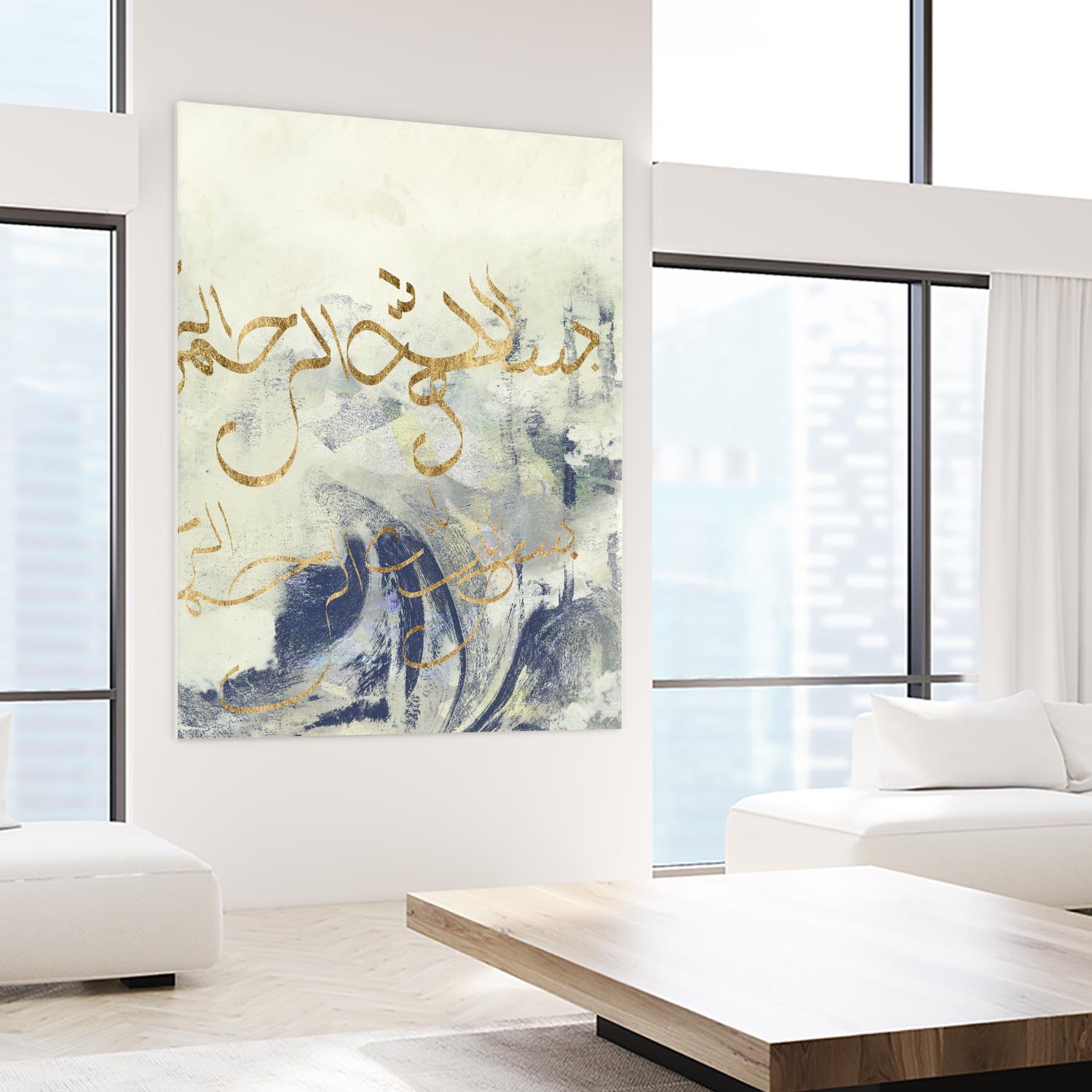 Arabic Encaustic II by Jennifer Goldberger on GIANT ART - abstract