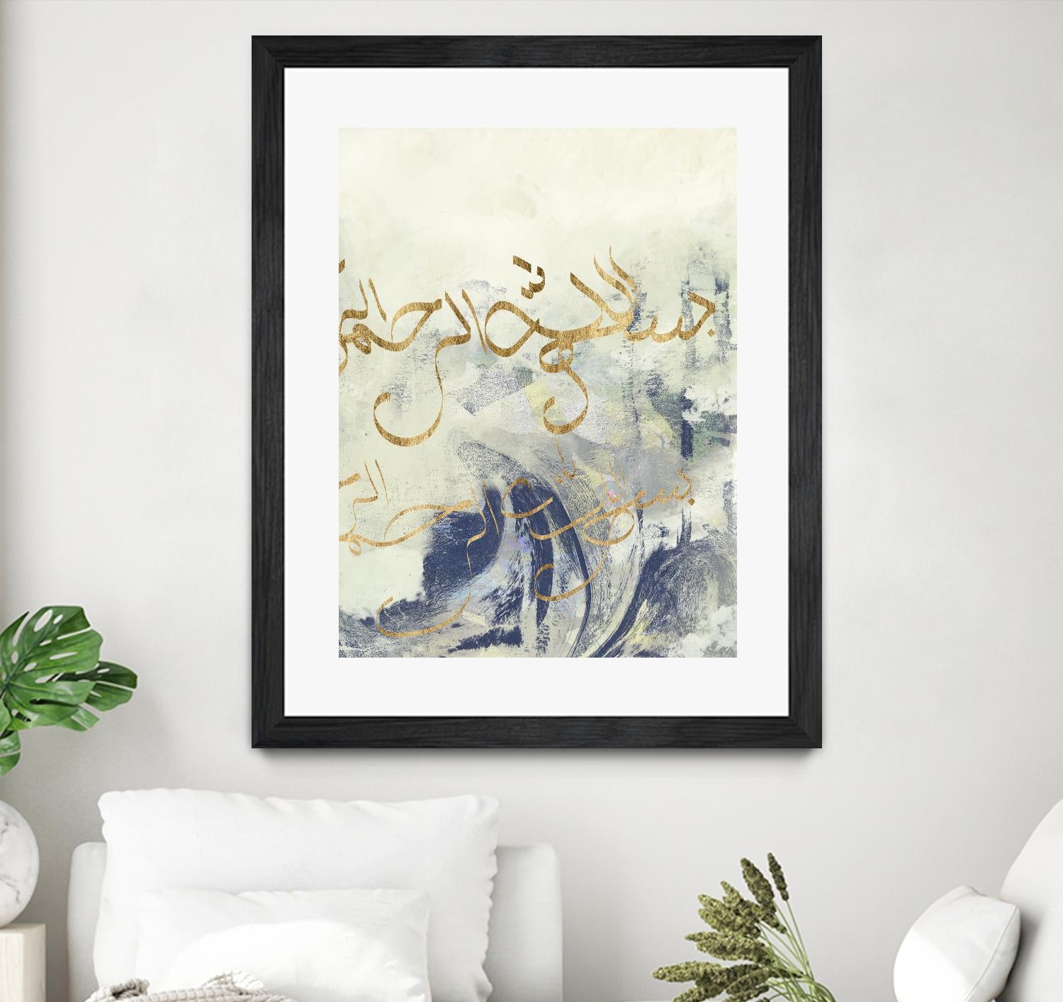 Arabic Encaustic II by Jennifer Goldberger on GIANT ART - abstract