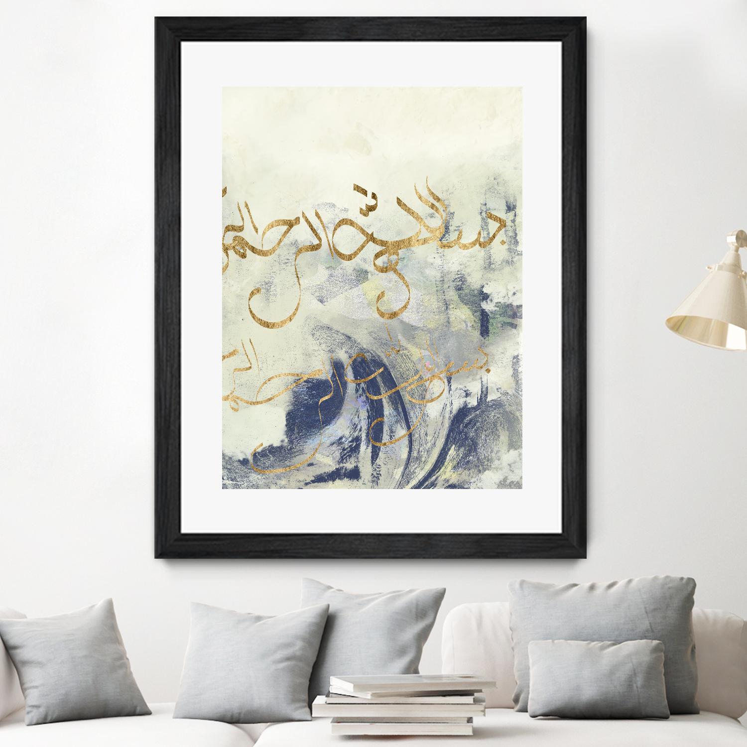 Arabic Encaustic II by Jennifer Goldberger on GIANT ART - abstract