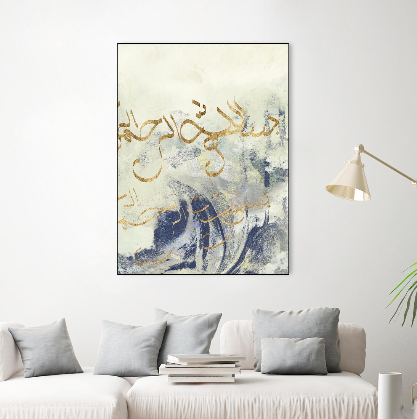 Arabic Encaustic II by Jennifer Goldberger on GIANT ART - abstract