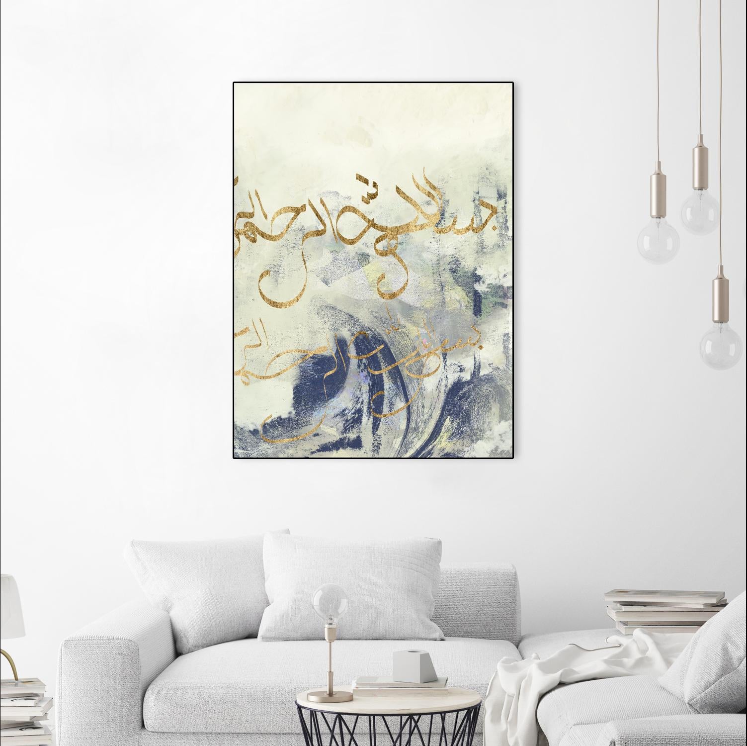 Arabic Encaustic II by Jennifer Goldberger on GIANT ART - abstract