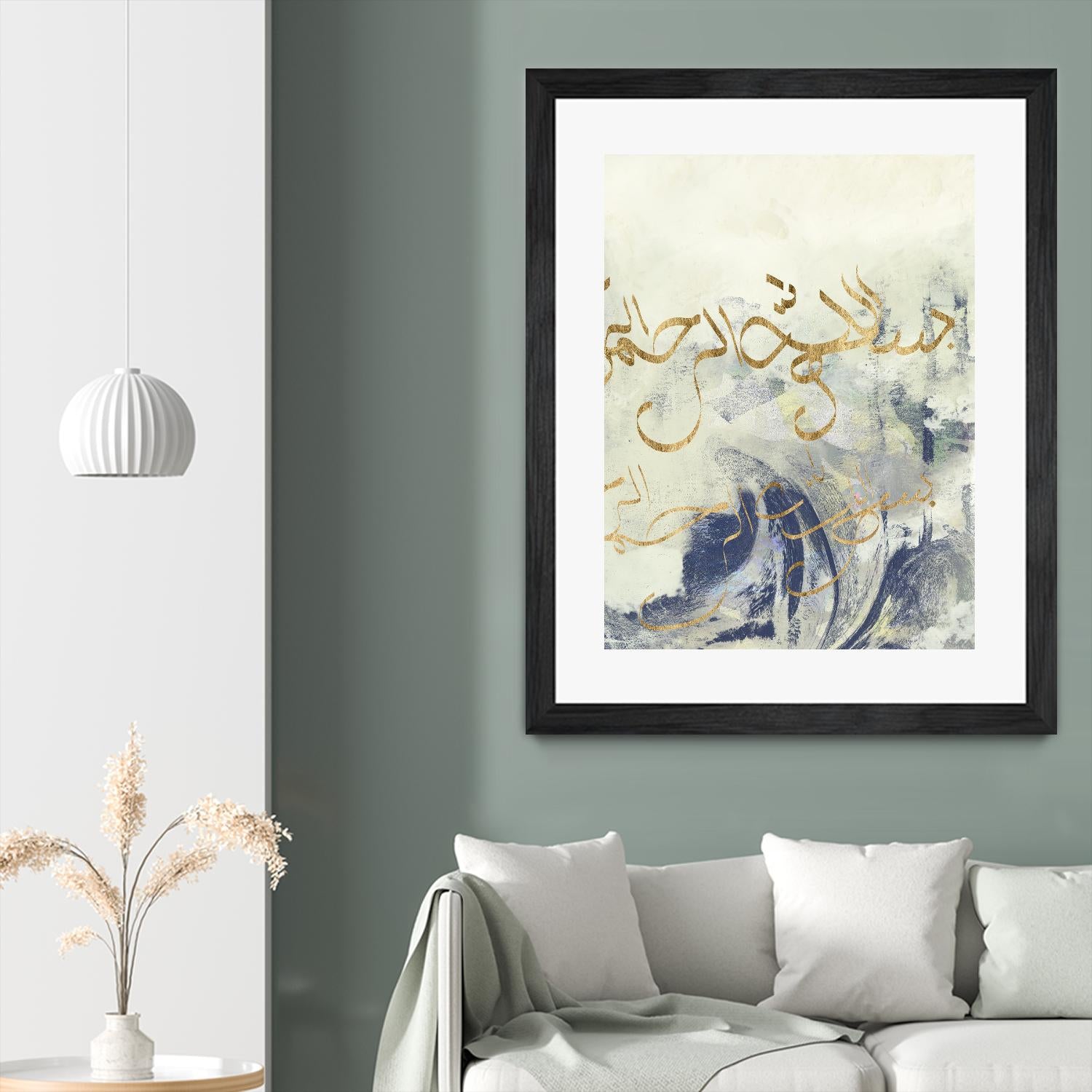 Arabic Encaustic II by Jennifer Goldberger on GIANT ART - abstract