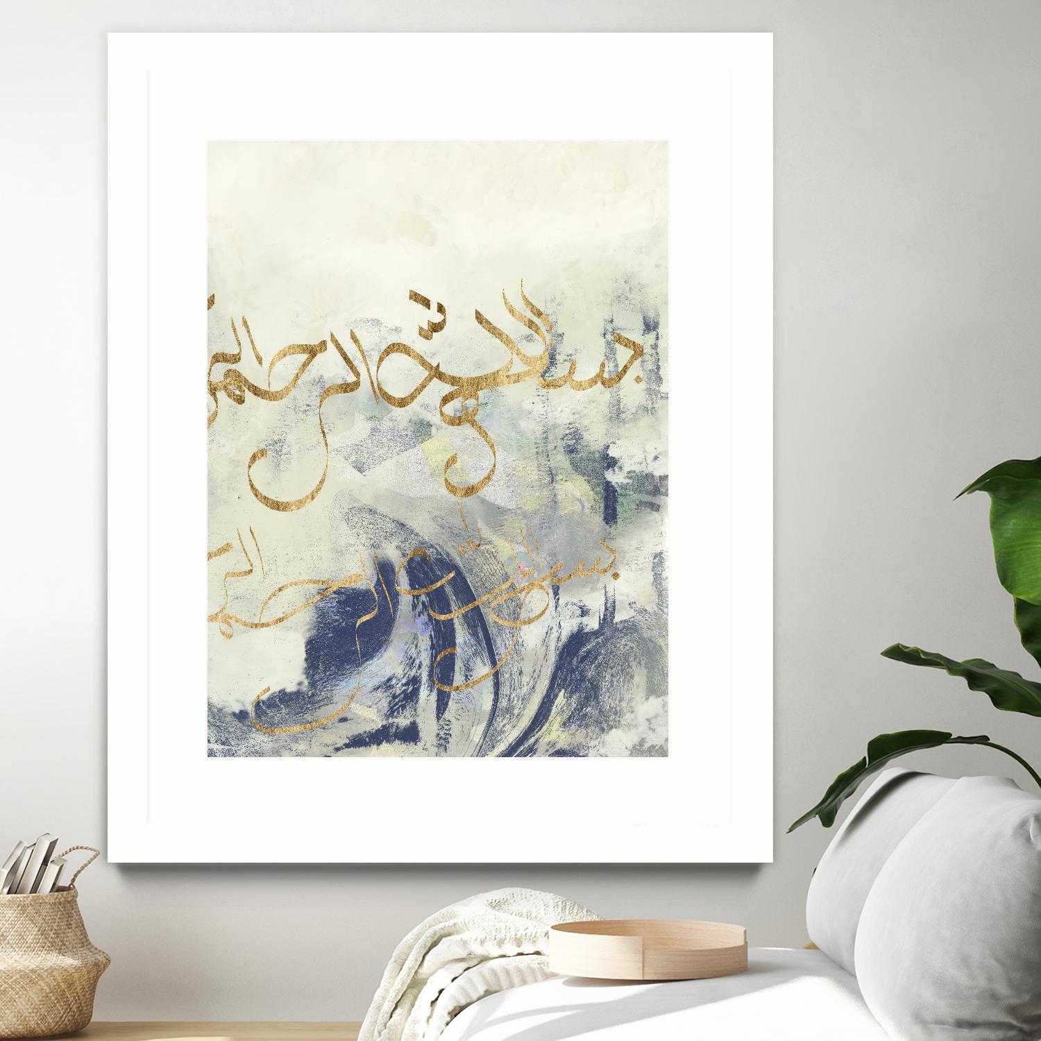 Arabic Encaustic II by Jennifer Goldberger on GIANT ART - abstract