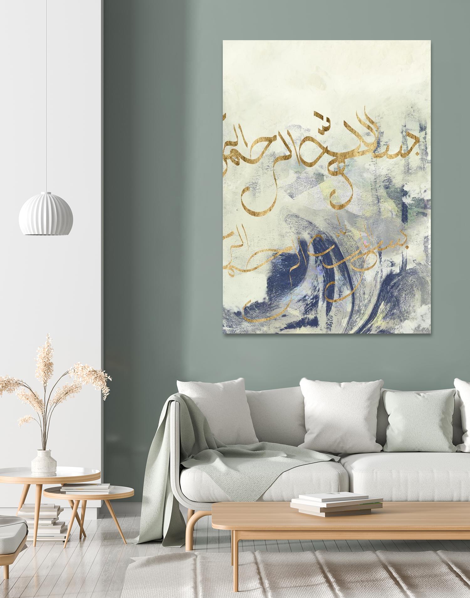 Arabic Encaustic II by Jennifer Goldberger on GIANT ART - abstract