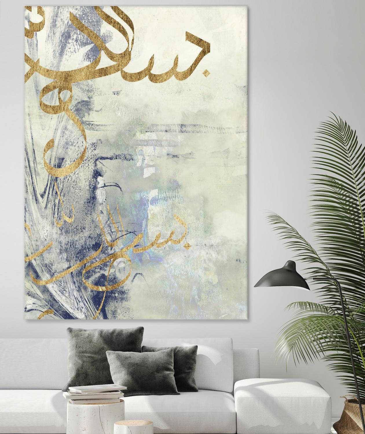 Arabic Encaustic III by Jennifer Goldberger on GIANT ART - abstract
