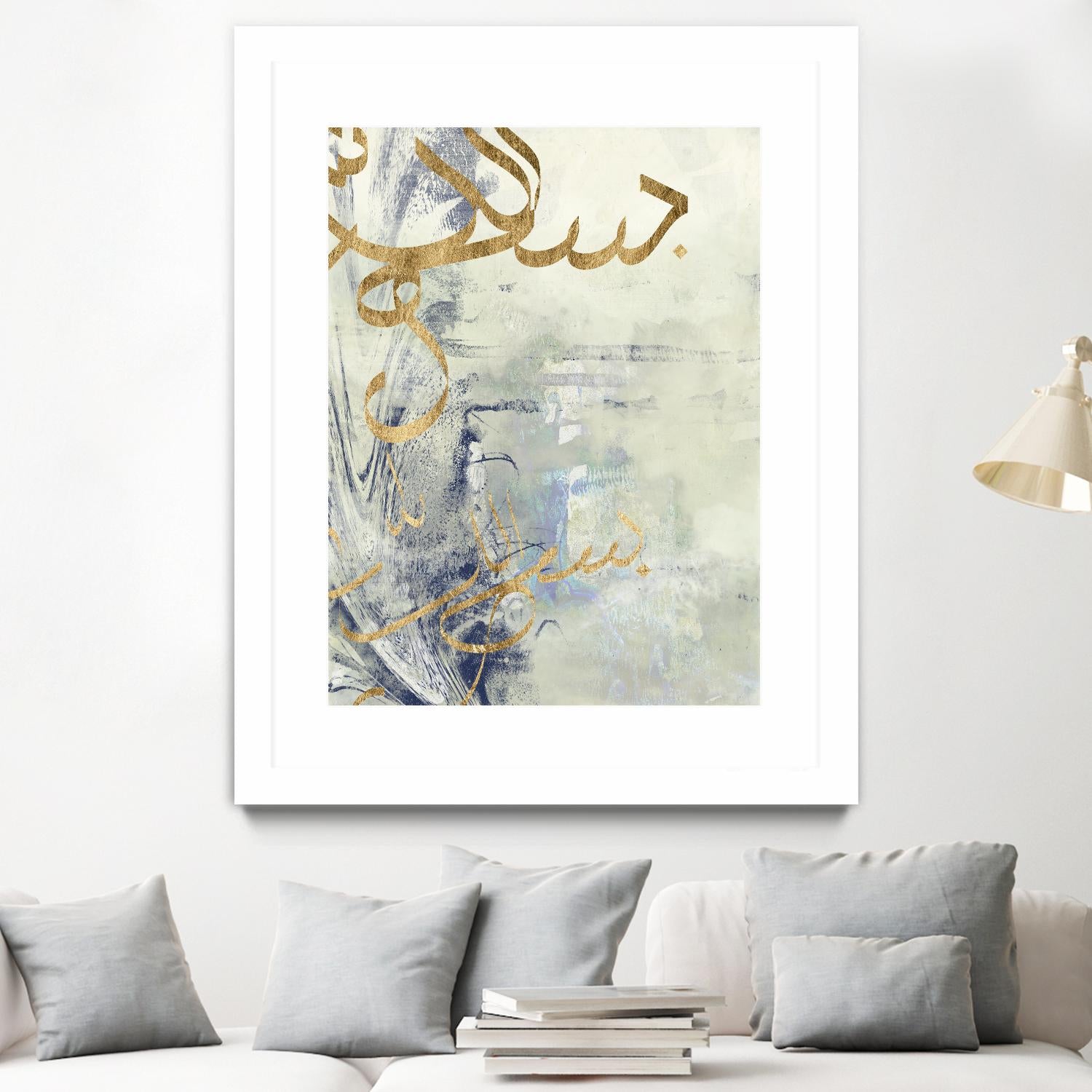 Arabic Encaustic III by Jennifer Goldberger on GIANT ART - abstract