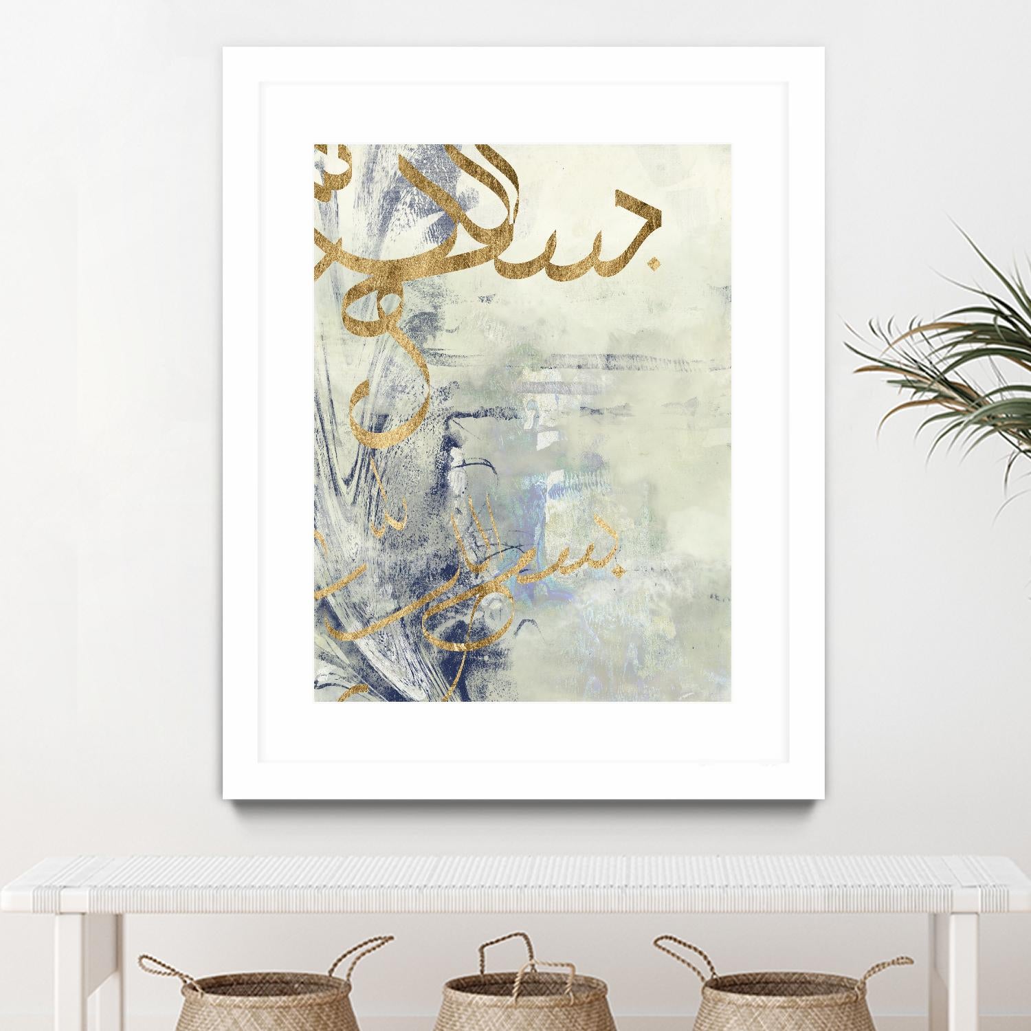 Arabic Encaustic III by Jennifer Goldberger on GIANT ART - abstract