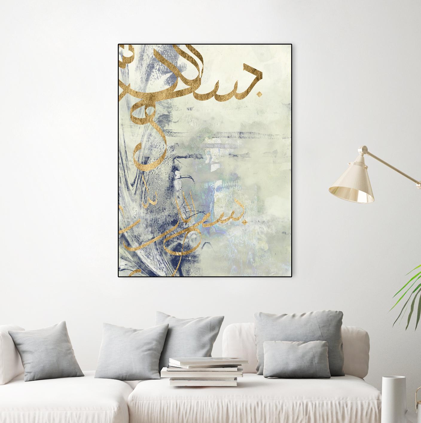 Arabic Encaustic III by Jennifer Goldberger on GIANT ART - abstract