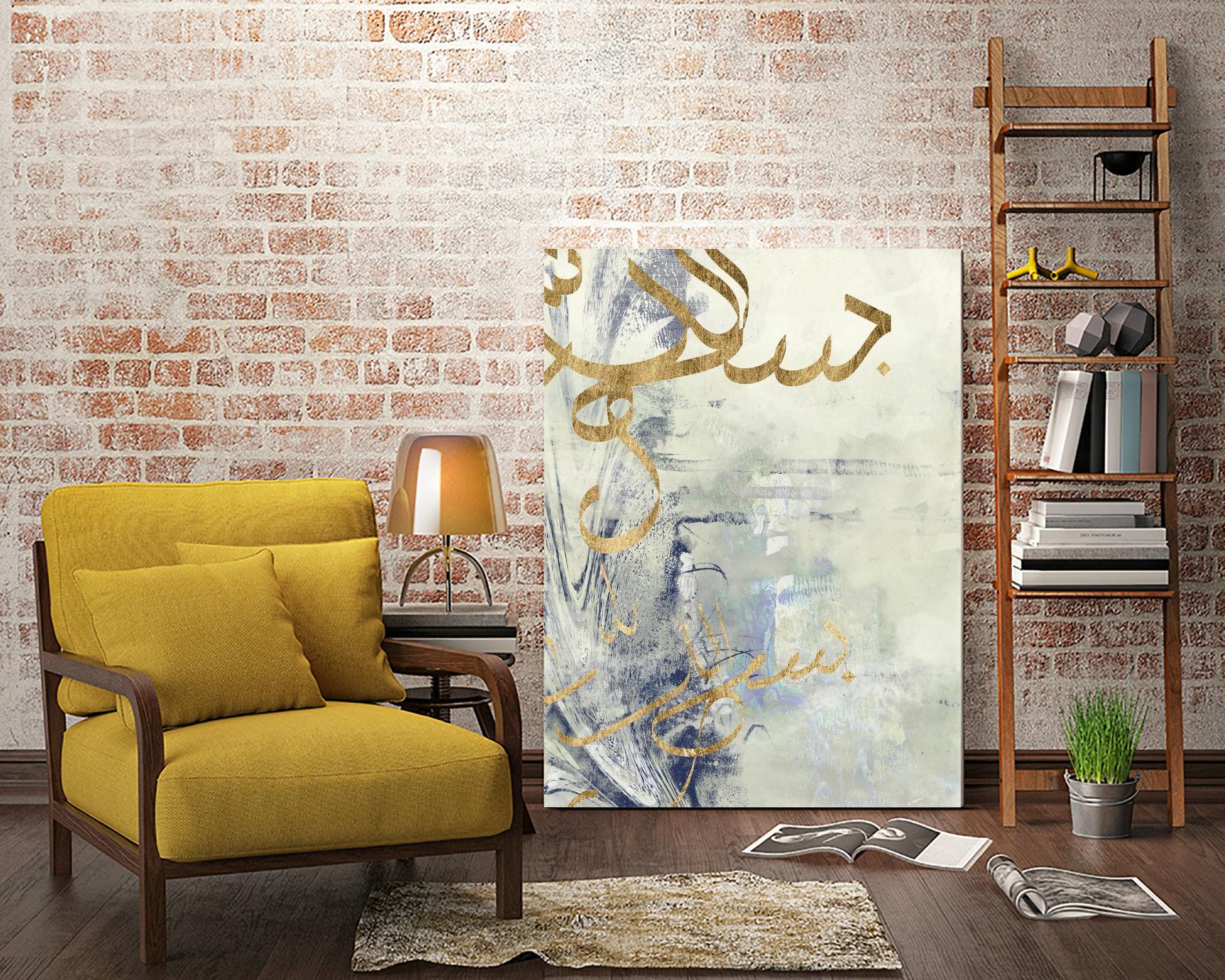 Arabic Encaustic III by Jennifer Goldberger on GIANT ART - abstract