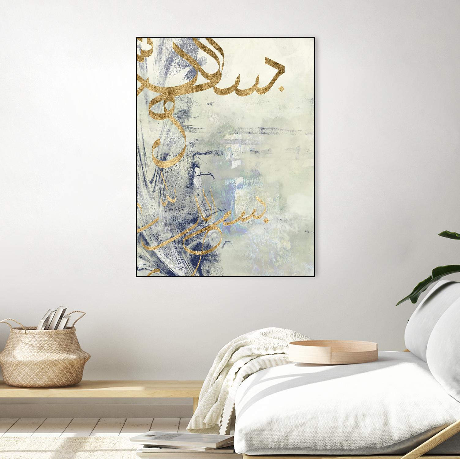 Arabic Encaustic III by Jennifer Goldberger on GIANT ART - abstract