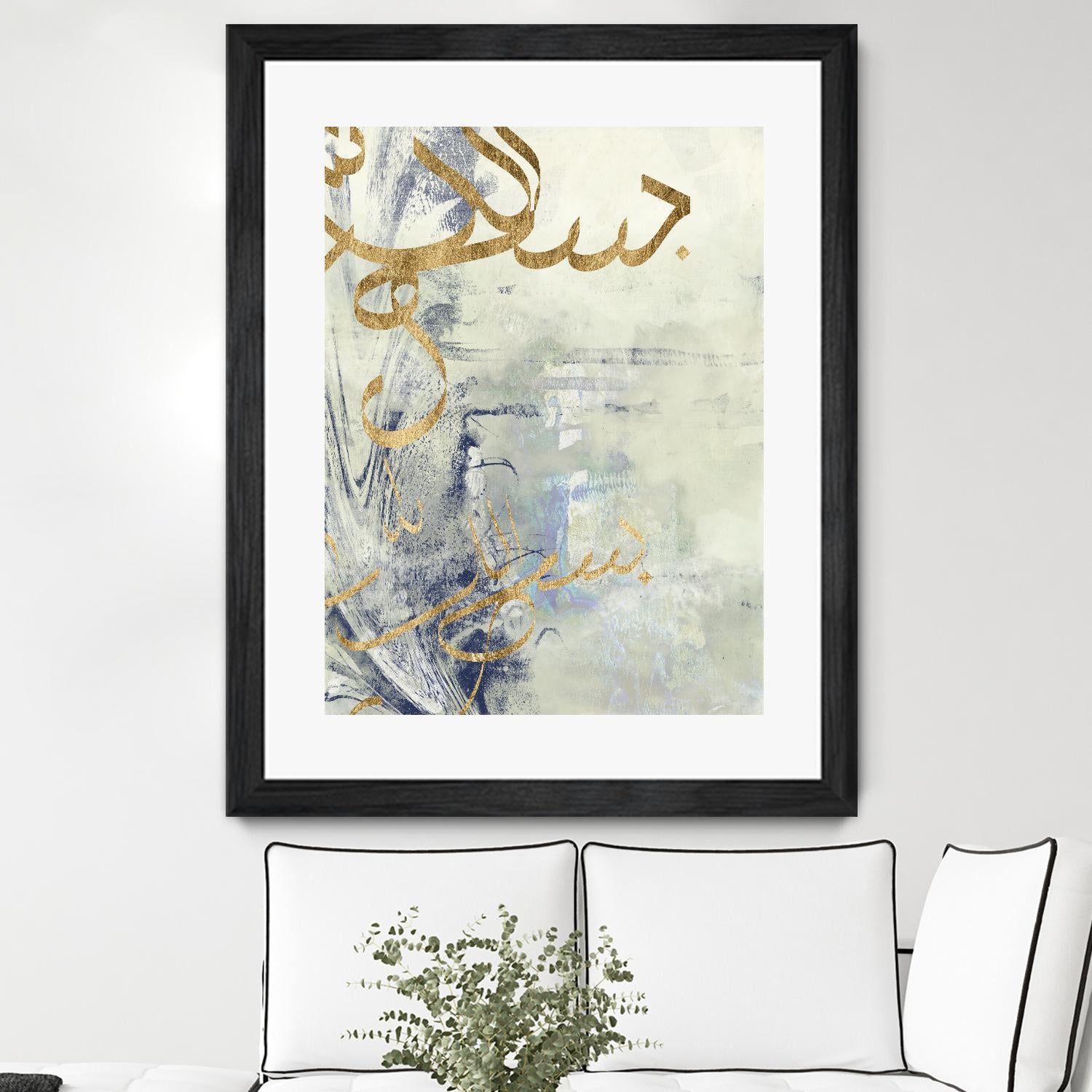 Arabic Encaustic III by Jennifer Goldberger on GIANT ART - abstract