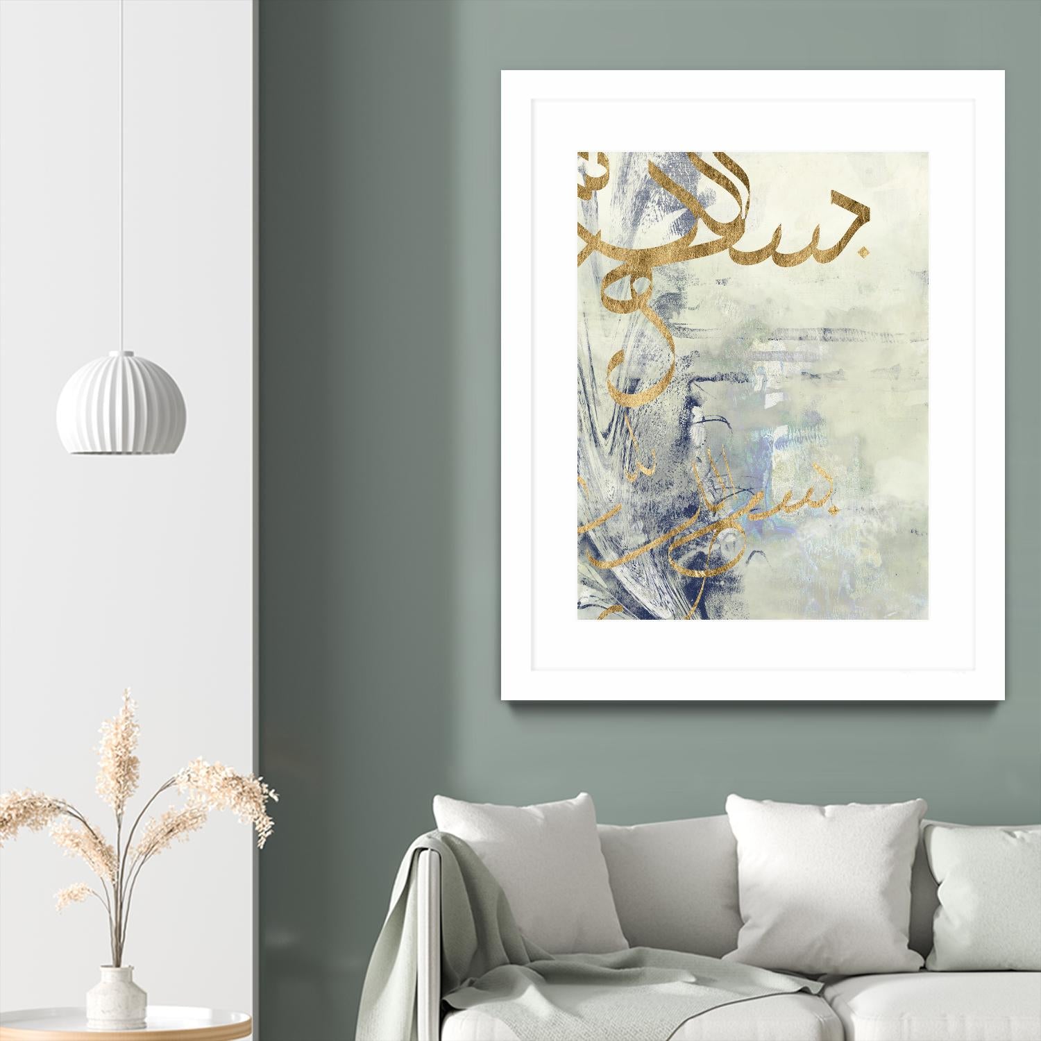 Arabic Encaustic III by Jennifer Goldberger on GIANT ART - abstract