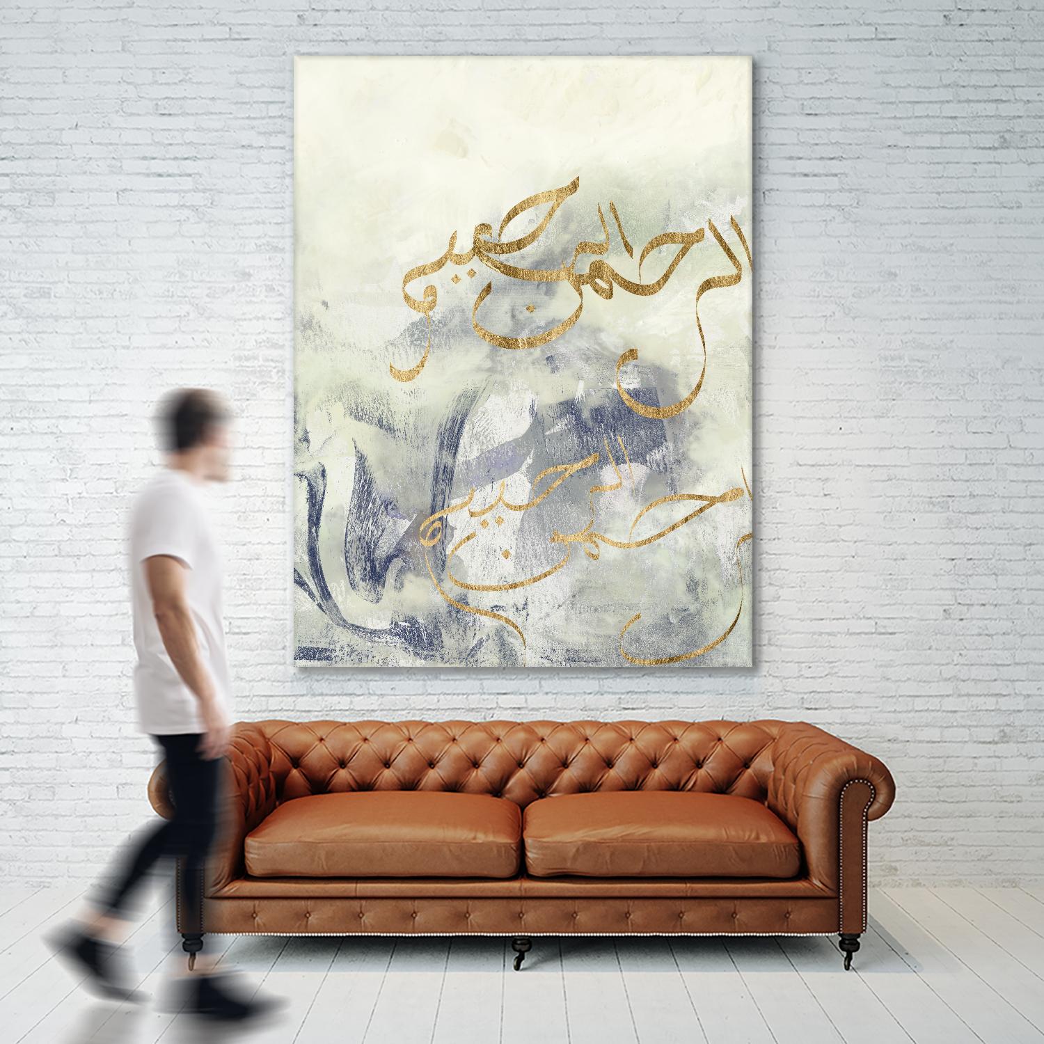 Arabic Encaustic IV by Jennifer Goldberger on GIANT ART - abstract