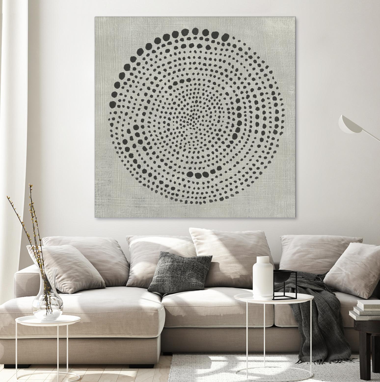 Mythos II by Chariklia Zarris on GIANT ART - black black & white circle