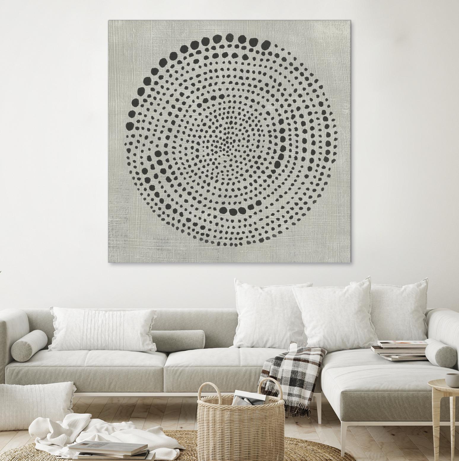 Mythos II by Chariklia Zarris on GIANT ART - black black & white circle